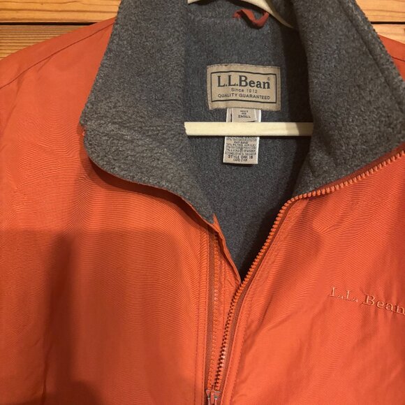 LL Bean Fleeced Lined Winter Bomber Jacket - Picture 3 of 6